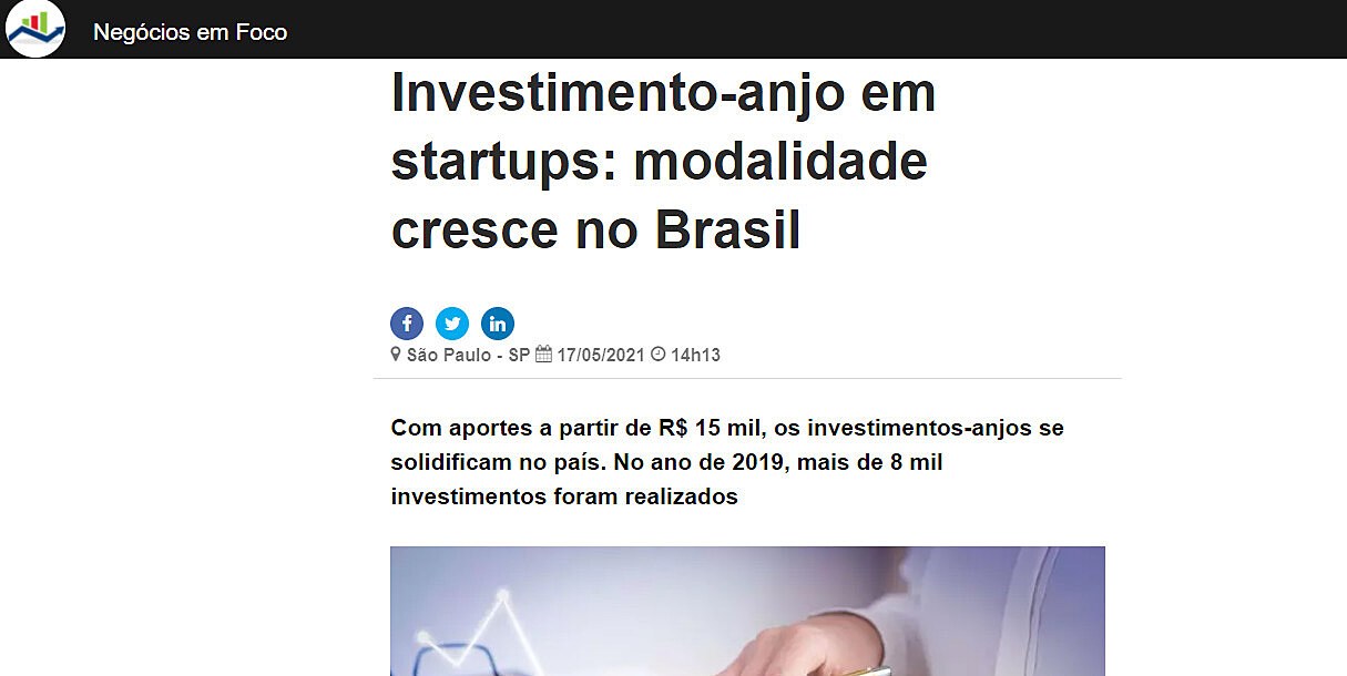 Investimento-anjo em startups: modalidade cresce no Brasil